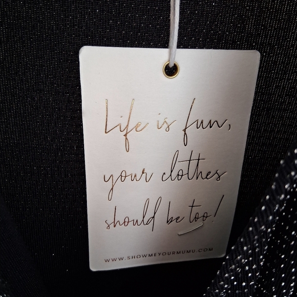 Show Me Your Mumu Martina Jumpsuit In Dancing Queen Shine Black Size XS NWT - Picture 2 of 9